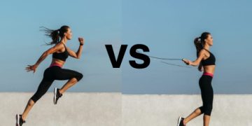 correr versus saltar